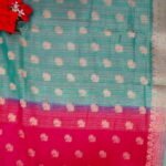 Mysour Silk With Gold Butties And work Blouse -MB451 - Image 2