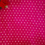 Marshmallow Erode Zarry Gap Border-MB462(Orange To Ranipink) - Image 4