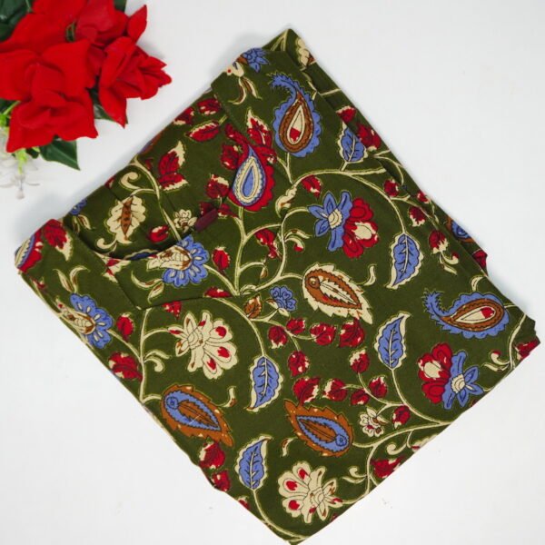 kalamkari Frill Cotton Tops -MB468