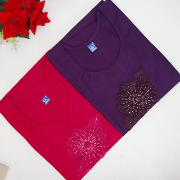 Vatican Work Straight Cut Tops-MB471(L-40)