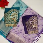 Zarry Silk With Work Blouse-MB474