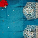 Zarry Silk With Work Blouse-MB474 - Image 2