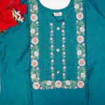 Roman Silk Embroidery Designer Tops-MB479(M-XXL) - Image 2