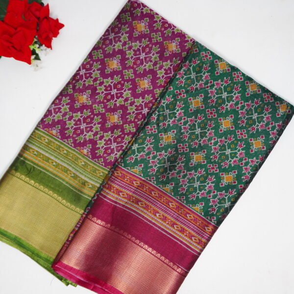 Dola Pochampally Black Apple Omega Silk-MB488