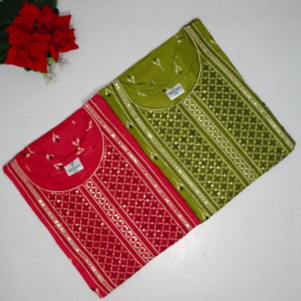 Rayon Umbrella Cut Tops(With Pocket)-MB494(XXL-44)