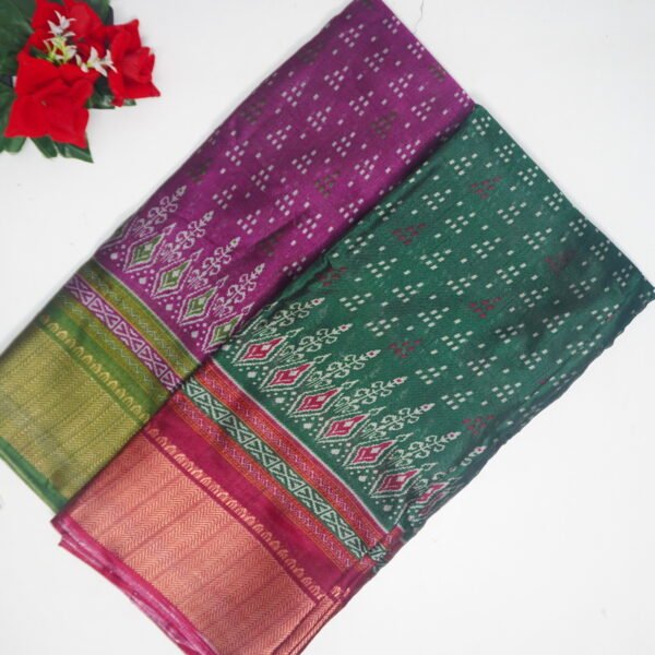 Cobra Silk Black Apple Sarees-MB496