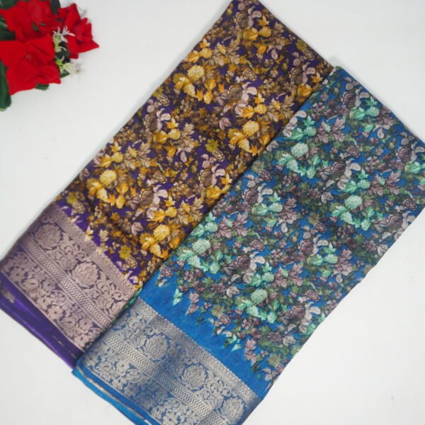 Primium Avantika Silk with Pattu Borderd-MB503