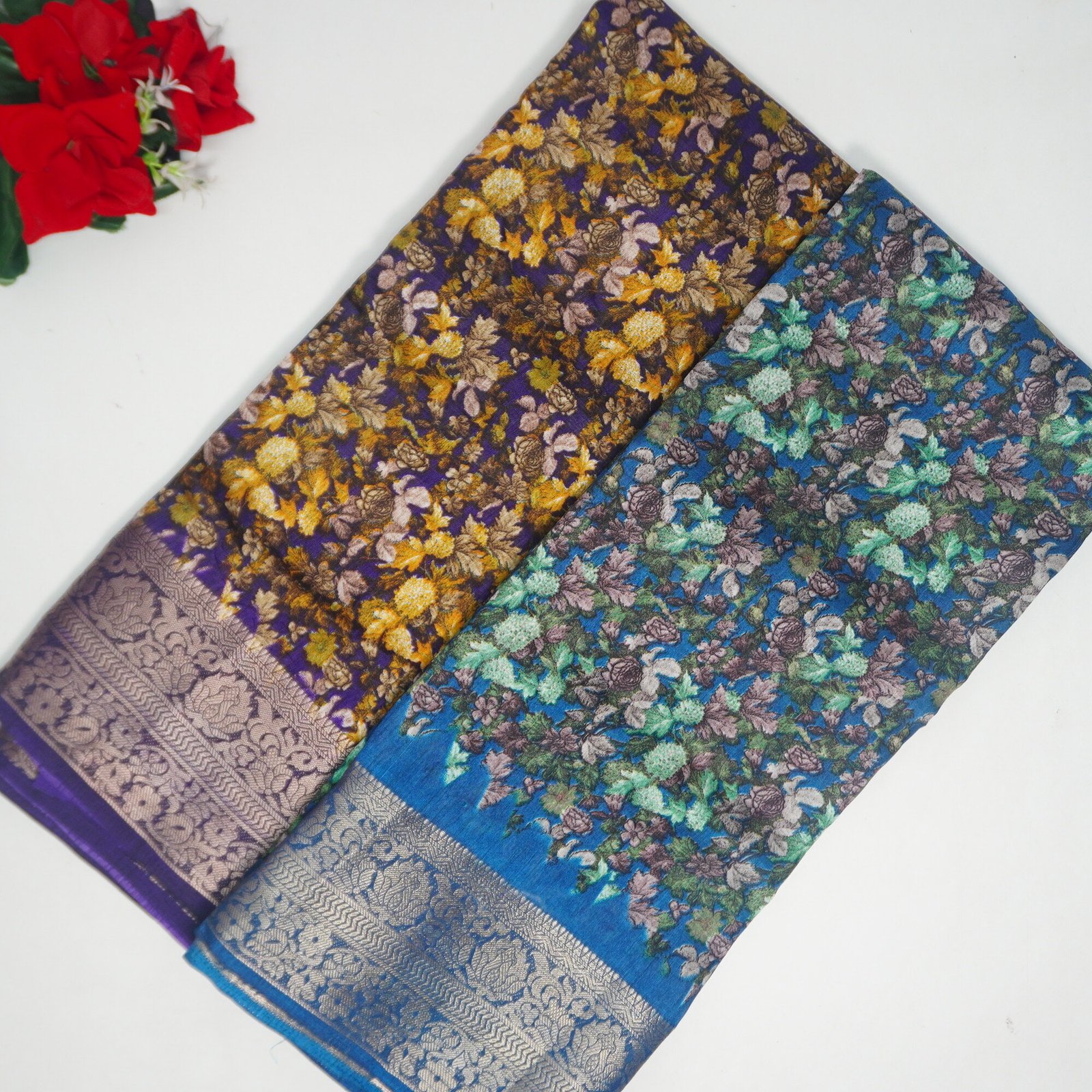 503 (7) Primium Avantika Silk with Pattu Borderd-MB503 - Image 1