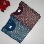 Rayon Umbrella Cut Tops With Pocket-MB504(XXL-44)