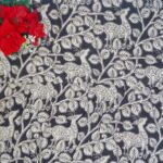 Kalamkari Puffy Sleave Umbrella Frill Tops-MB506(L-3XL) - Image 5