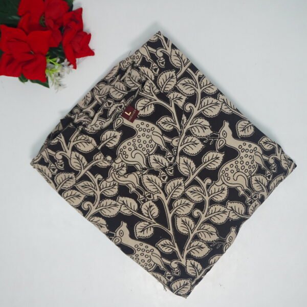 Kalamkari Puffy Sleave Umbrella Frill Tops-MB506(L-3XL)