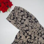 Kalamkari Puffy Sleave Umbrella Frill Tops-MB506(L-3XL) - Image 2