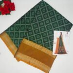 Black Cobra Viscose Gap Border pattu Sarees -MB514 - Image 4