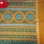 Black Cobra Viscose Gap Border pattu Sarees -MB514 - Image 3