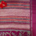 Pure Lenin Glass Brasso sarees -MB521 - Image 3