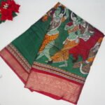 Maheswari Kalamkari silk sarees -MB523 - Image 4