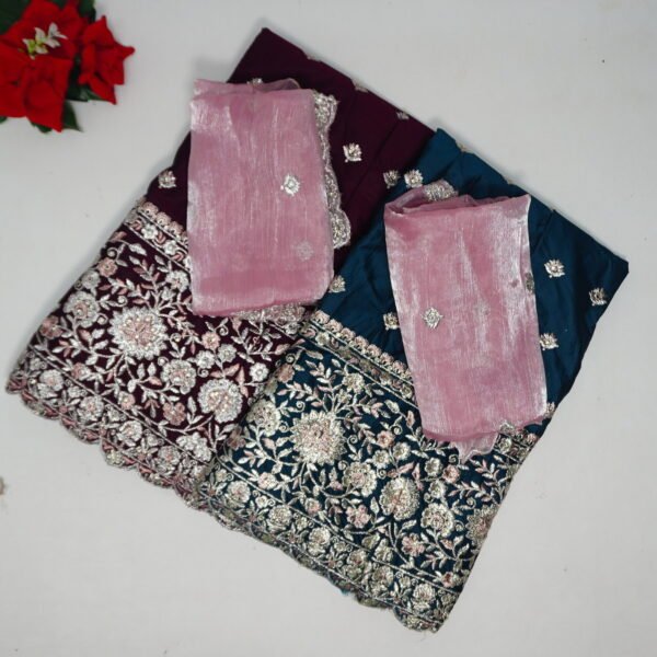 Kids Rangoli Silk Work lehangas -MB538(36 size)