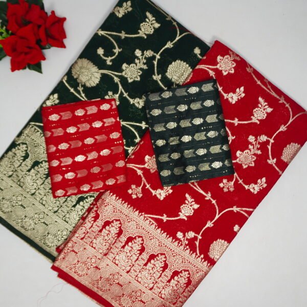 Pure Benarus Viscose Sarees-MB555