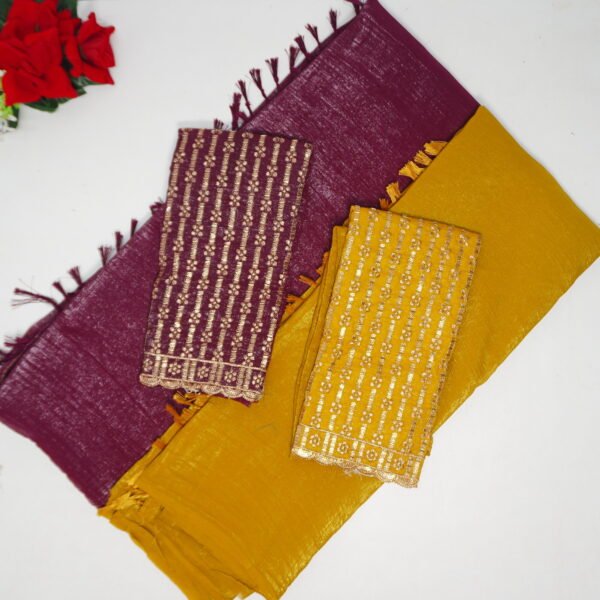 Mysore Silk With Work Blouse-MB558