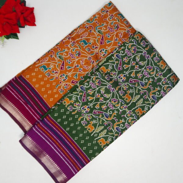 Pure Pochampalli Maheswari Silk Sarees -MB572