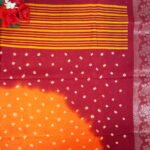 Mangalam Silk Bigg Border(Orange to Maroon red)-MB575 - Image 2