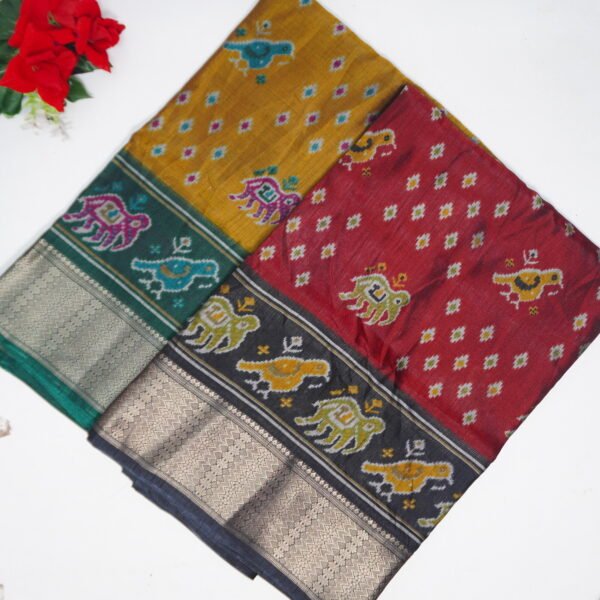 Cobra Silk With Pochampally Sarees-MB612