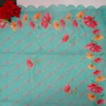 Pure Lenin  Work Fancy Sarees-MB614 - Image 3