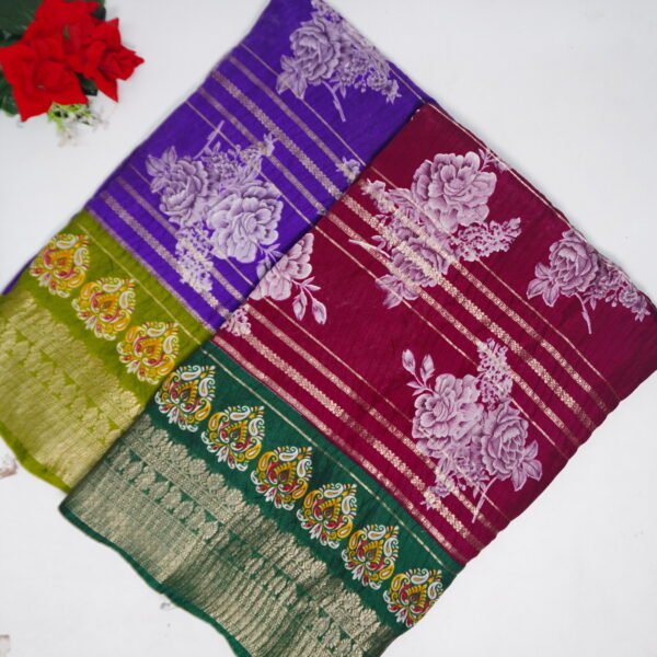 Saloni Silk With All Over Zarry Sarees-MB619