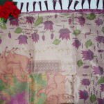 Pure Digital Tissue Pattu Sarees -MB625 - Image 2