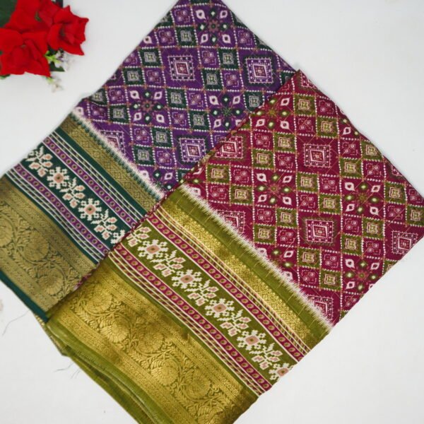 Pure Pochampalli Malini Silk Sarees -MB655