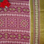 Pure Pochampalli Malini Silk Sarees -MB655 - Image 2