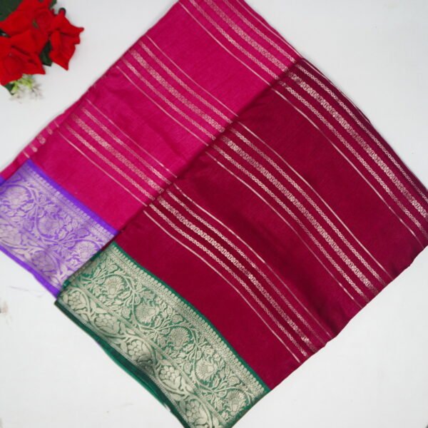 Kalanjali silk Allover Zarry Sarees -MB659
