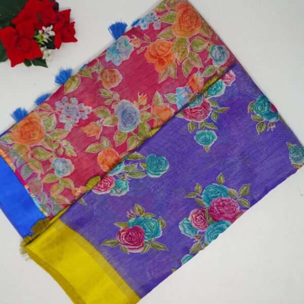Lenin Pure Brasso Sarees-MB665
