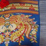 Kalamkari Crushed Sarees-MB681 - Image 3