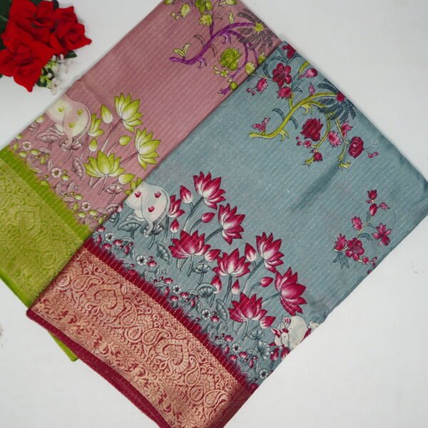 Rim Zim Kalamkari Sarees-MB682