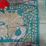 Cobra Silk With Klamkari Sarees-MB684 - Image 3