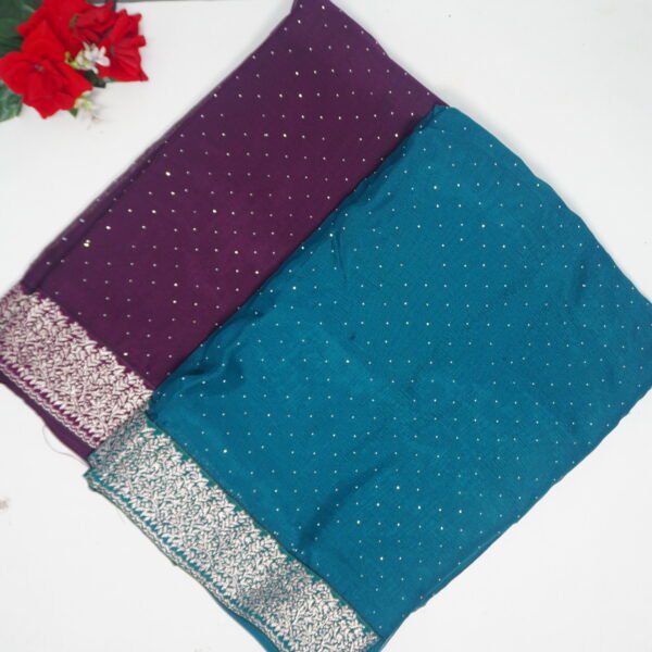 Simmer Silk With Viscos Border-MB710