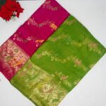 Pyathani Semi Raw Mango Sarees-MB717