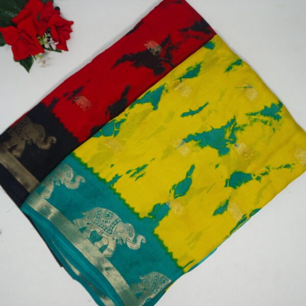 Toxic Silk Shibori Kanchi Border-MB728