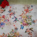 Payal Silk Georgette With Small Border-MB733(Colour Based On Border) - Image 3