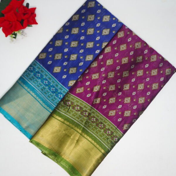 Dola Pochampally Black Apple Omega Silk-MB735