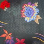 Pure Digital With Georgette Sarees-MB742 - Image 3