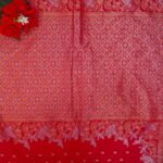Benarus Raw Mango With Georgette Sarees-MB766 - Image 3