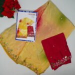 Chinon Cut Work Sarees-MB767