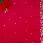 Chinon Cut Work Sarees-MB767 - Image 2