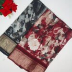 Sara Digital Crushed Sarees-MB770