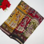 Mul Mul Kalamkari Silk Sarees-MB776