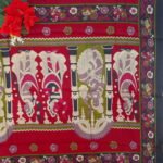 Mul Mul Kalamkari Silk Sarees-MB776 - Image 3