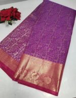Bridal Light Waight Tissue Kanchi Pattu -P03 (Megentha To Pink)