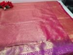 Bridal Light Waight Tissue Kanchi Pattu -P03 (Megentha To Pink) - Image 2